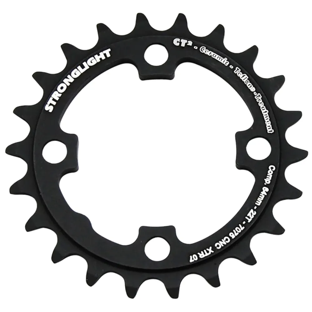 Wewnętrzna tarcza łńcuchowa STRONGLIGHT CT² SHIMANO XTR M970 9V 4 otwory 64 mm