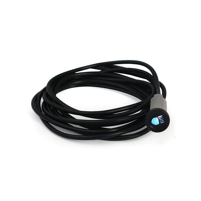 3/8" (9,5 mm) Światło drogowe Niebieskie z symbolem