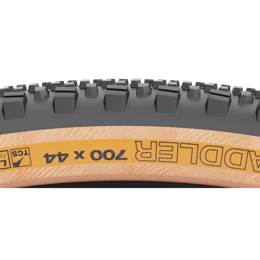 WTB RADDLER TCS LIGHT FAST ROLLING DUAL DNA SG2 700x44c Tubeless Ready Wzmocniona opona beżowa