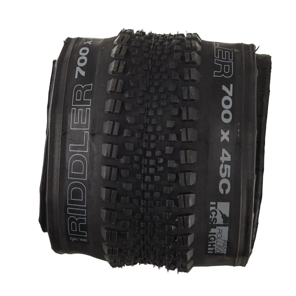 WTB RIDDLER TCS LIGHT FAST ROLLING DUAL DNA 700x45c Opona przystosowana do zastosowania bezdętkowego, czarna