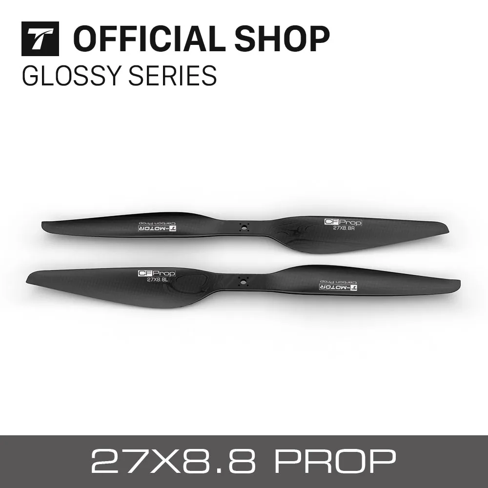 Zawód T-Motor CF prop G27x8.8 Prop-2 szt./para śmigł z włókna węglowego do dronów UAV multicoptera