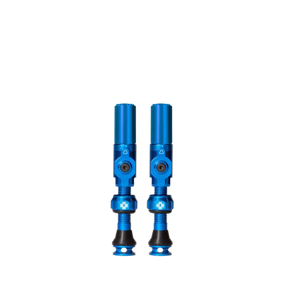 Zawory bezdętkowe MUC-OFF Big Bore Hybrid (Schrader) Medium Blue