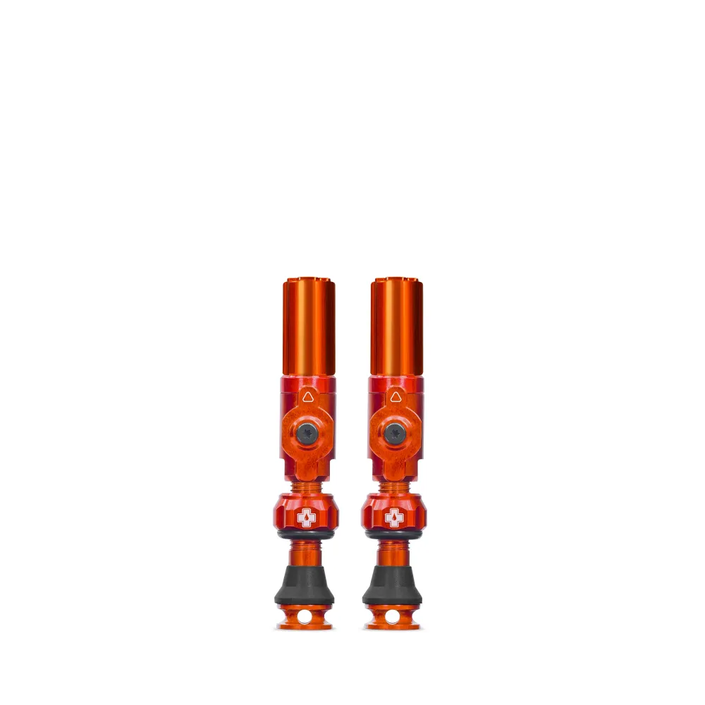 Zawory bezdętkowe MUC-OFF Big Bore Hybrid (Schrader) Small Orange