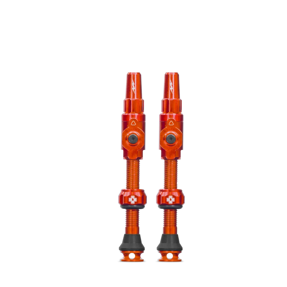 Zawory bezdętkowe MUC-OFF Big Bore Lite (Presta) Large Orange