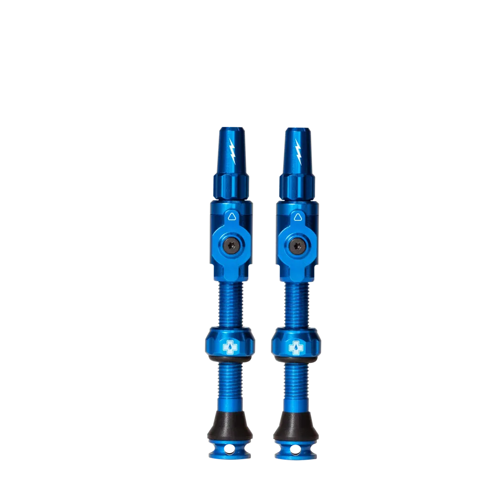 Zawory bezdętkowe MUC-OFF Big Bore Lite (Presta) Large Blue