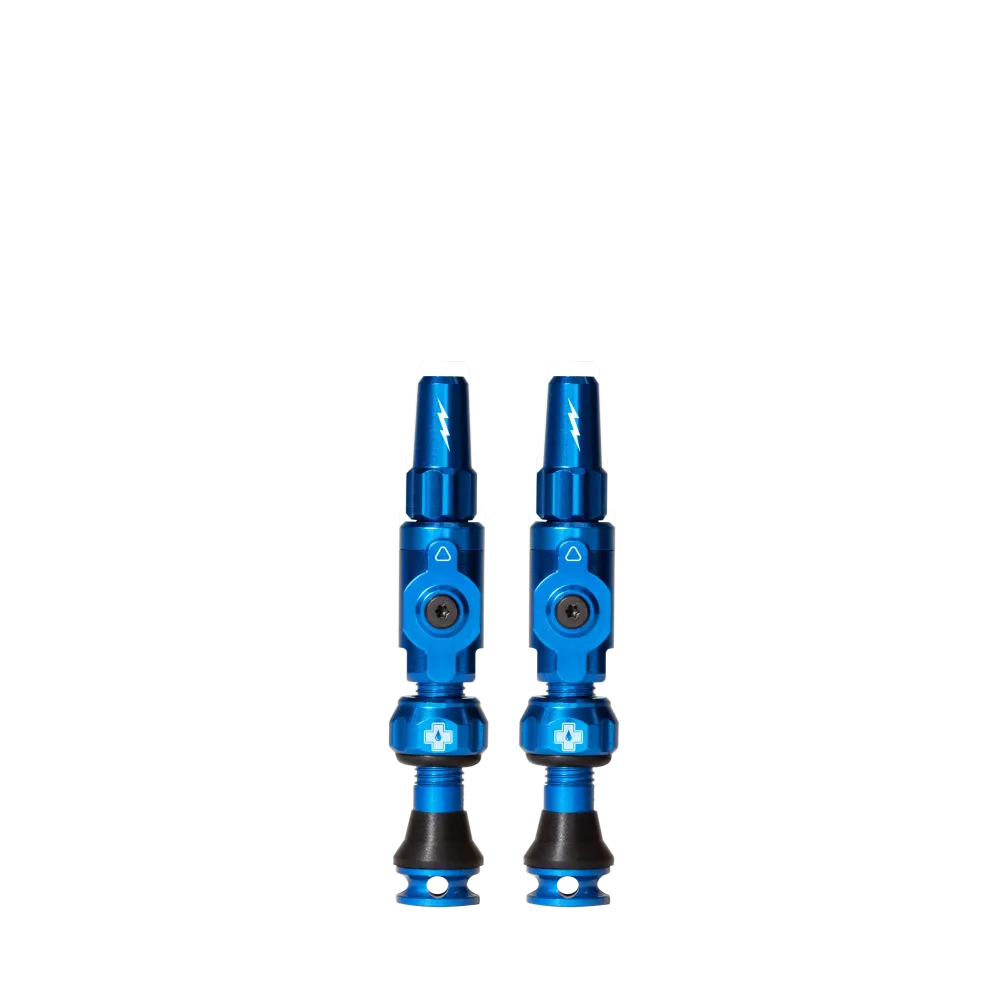 Zawory bezdętkowe MUC-OFF Big Bore Lite (Presta) Small Blue