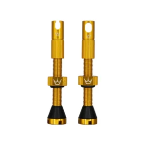 Zawory bezdętkowe PEATY'S x Chris King MK2 Presta 60 mm (x2) Gold