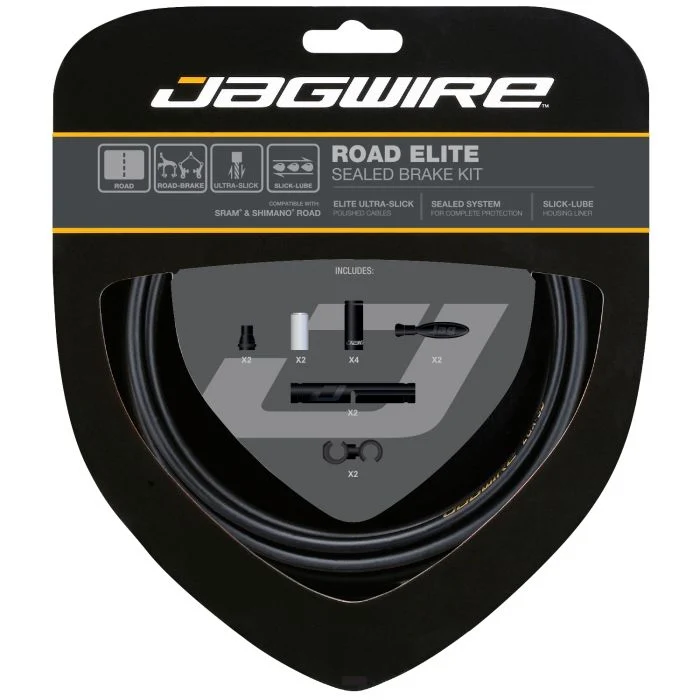 Zestaw linek i okładzin hamulcowych JAGWIRE ROAD ELITE SEALED czarny