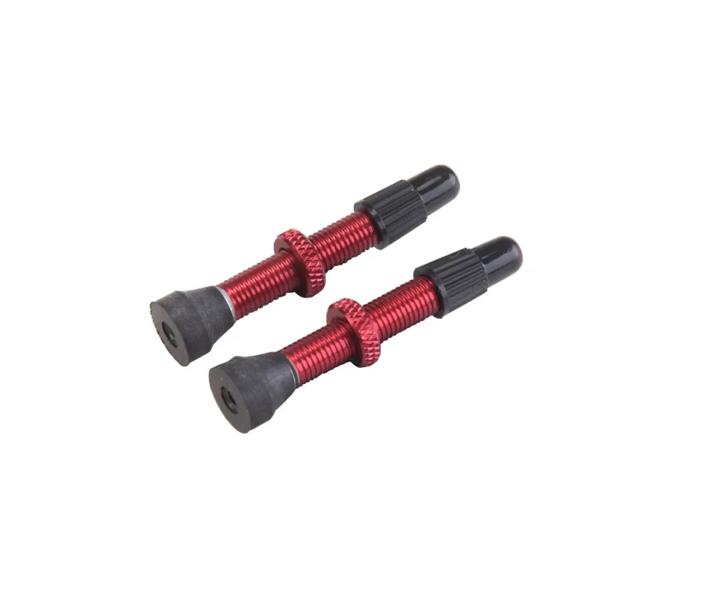 Zestaw 2 zaworów VAR Presta Aluminium 35 mm Czerwony