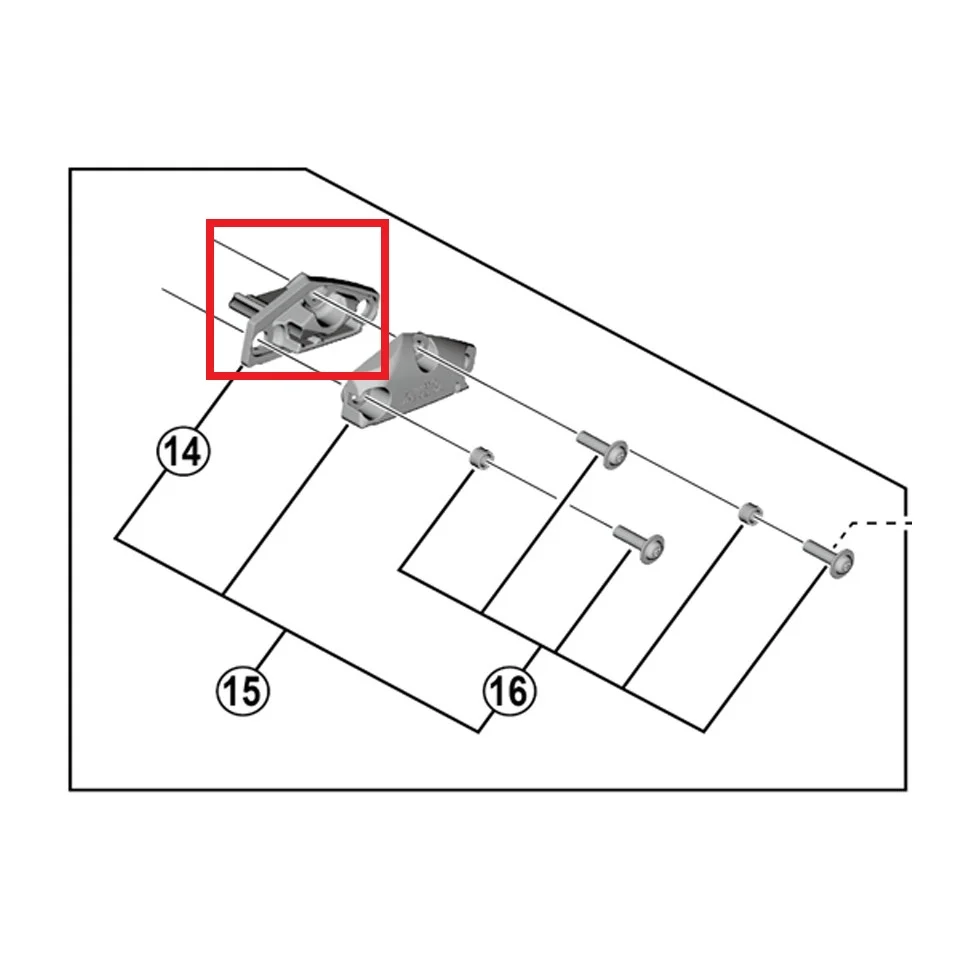 Membrana korpusu lewej dźwigni SHIMANO ST-R9120/R8025/R7020/R7025