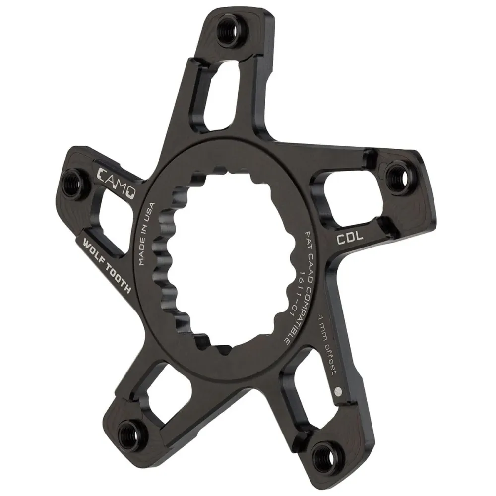 Gwiazda mechanizmu korbowego WOLF TOOTH CAMO M1 Cannondale Direct Mount Offset -1mm Black