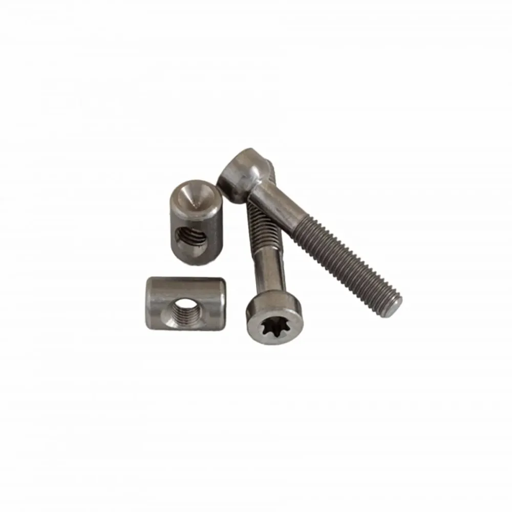Zestaw śrub i nakrętek do wózka siodełka BIKEYOKE Titanium #-TIKIT