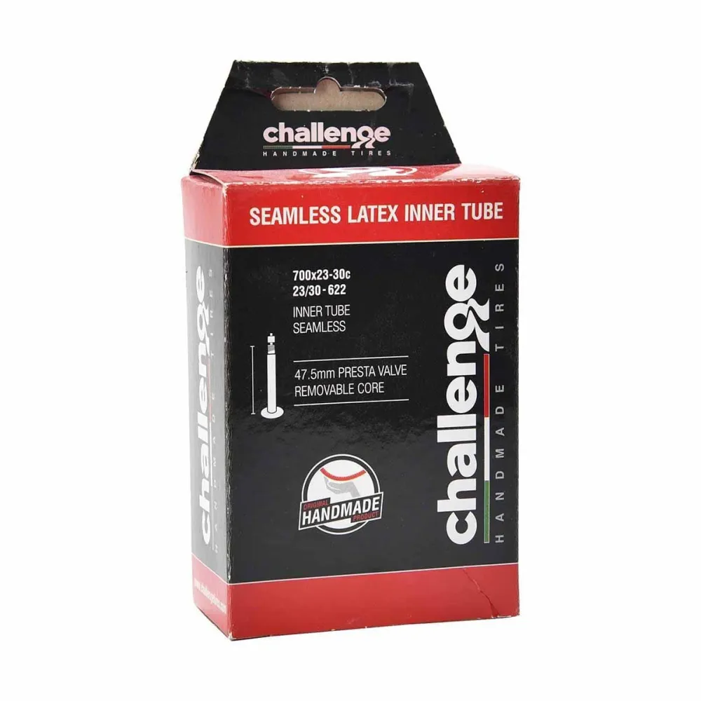 Dętka CHALLENGE LATEX ROAD 700x23/30c Presta 47mm