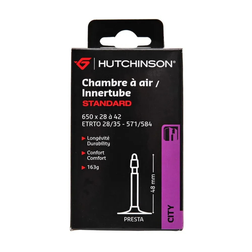 Dętka HUTCHINSON STANDARD 650x28/35 PRESTA 48mm