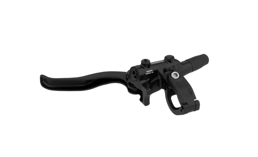 Lewa dźwignia hamulca SHIMANO M4100 z 2 palcami, czarna