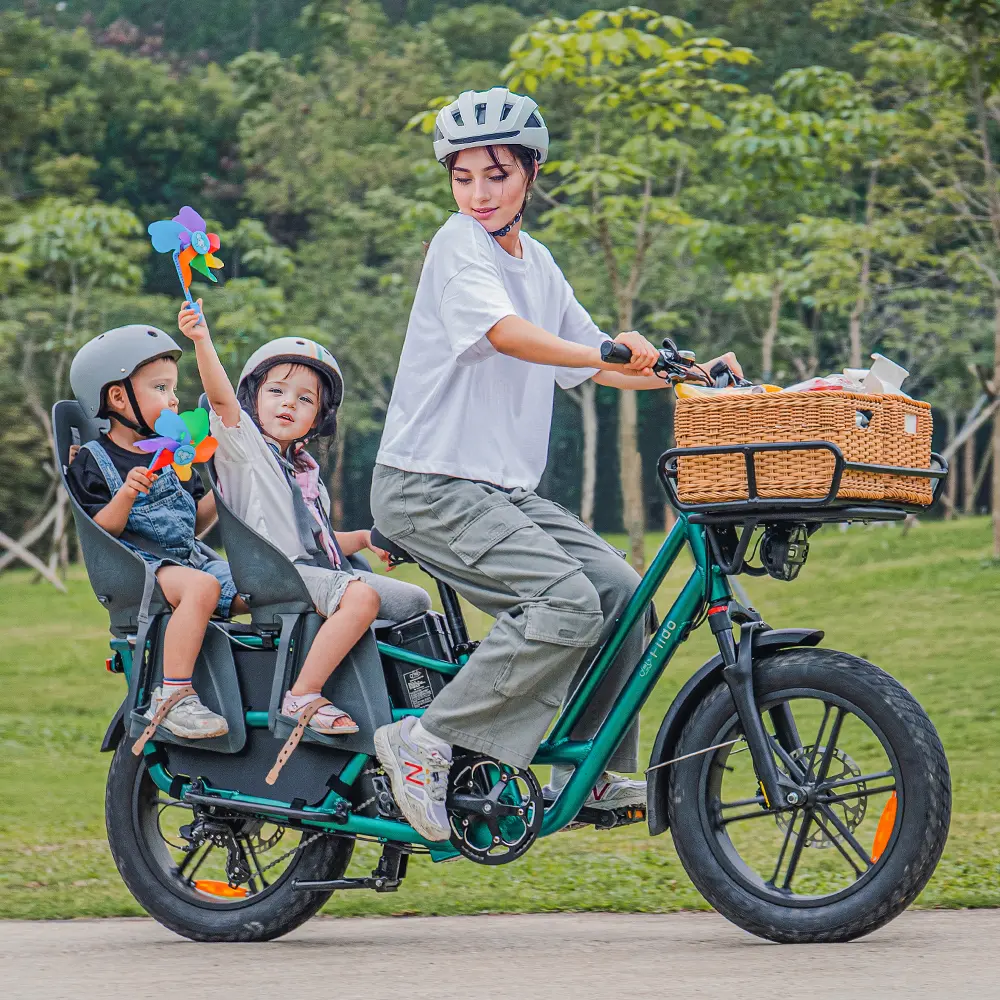 Fiido T2 Elektryczny rower cargo typu longtail Fatbike Fiido EU