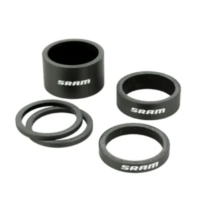 SRAM Carbon Headset Spacers czarno-białe