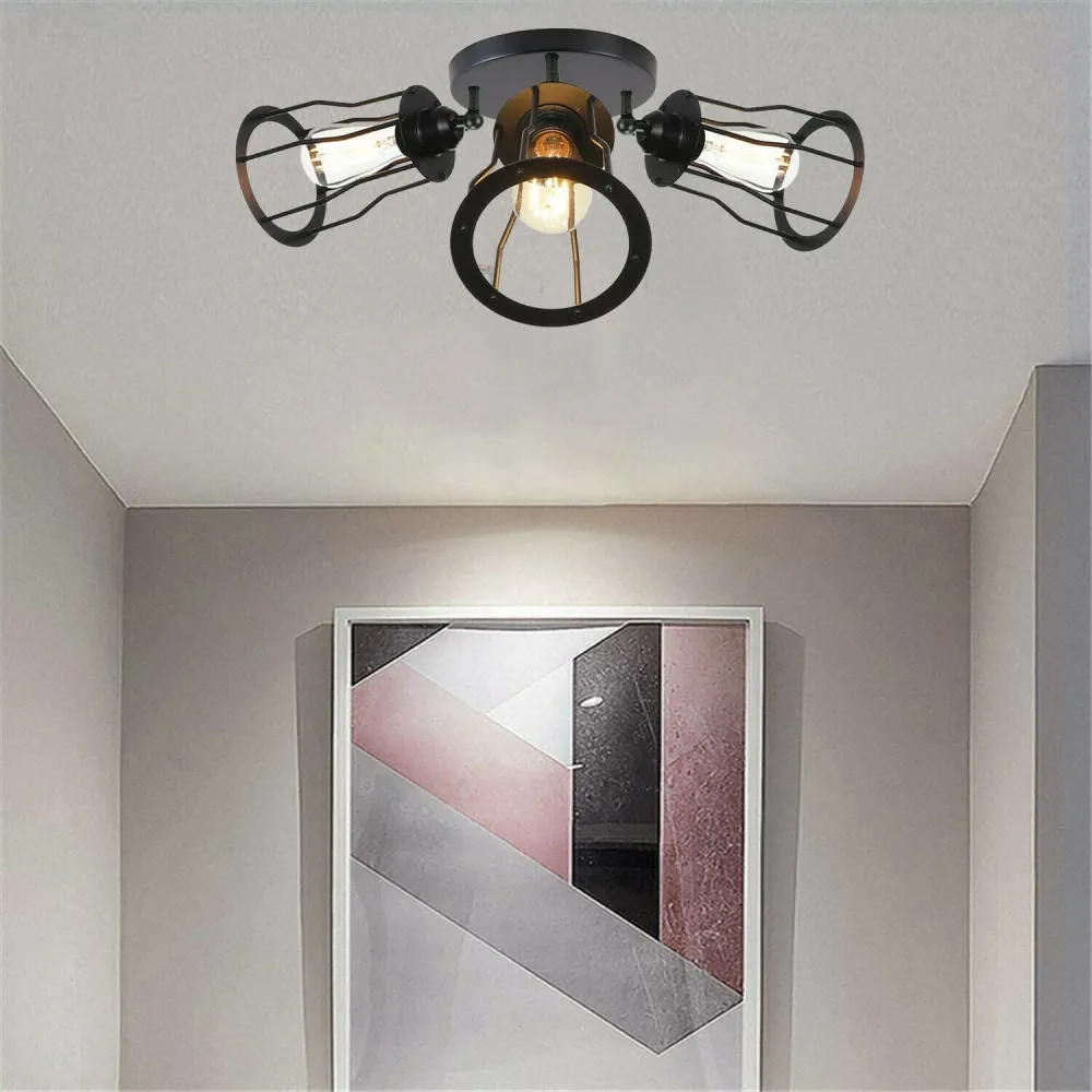 Ceiling Light 3 Shade Modern Flush Mount Lights~2014 LEDSone UK Ltd