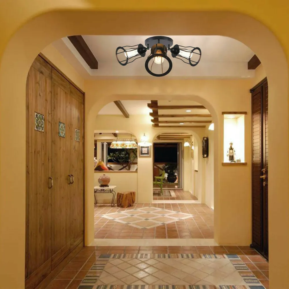 Ceiling Light 3 Shade Modern Flush Mount Lights~2014 LEDSone UK Ltd