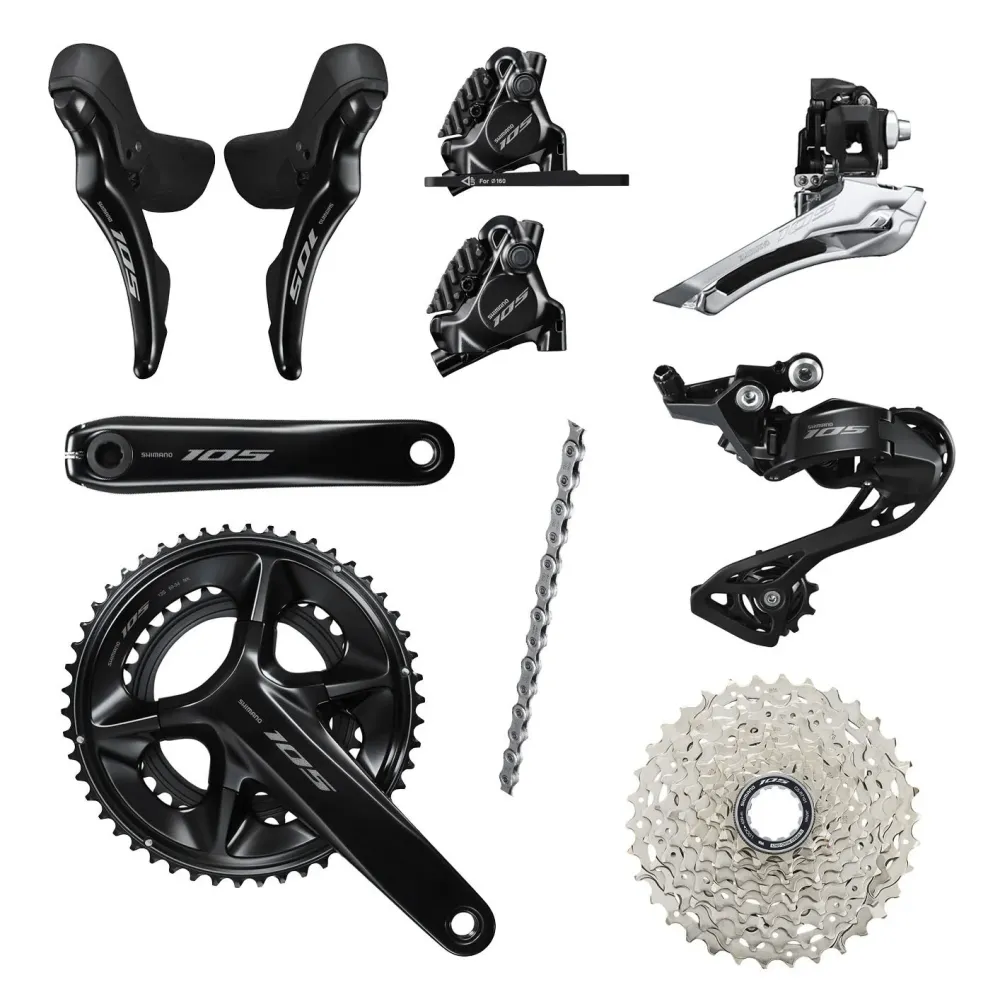 Grupa Shimano 105 7100 12-biegowa z hamulcami tarczowymi