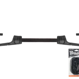 Guma elastyczna z hakiem metalowym pokrytym PVC BUNGEE CORD HOOK 2szt. x 120cm | BCH2-08120BC-B