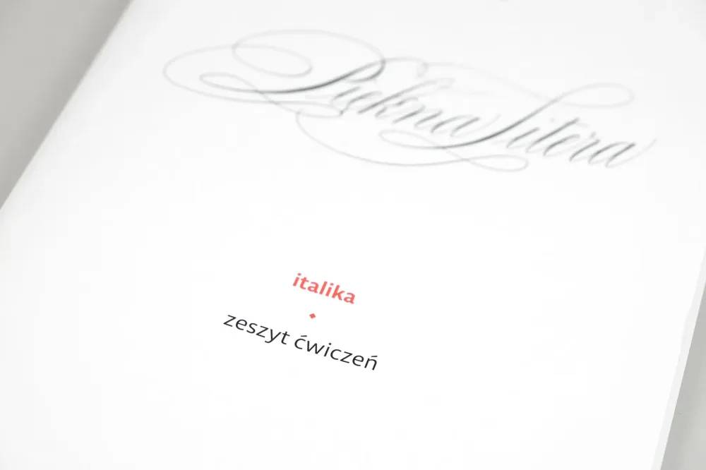 Piękna Litera zestaw zeszytów ćwiczeń – italika