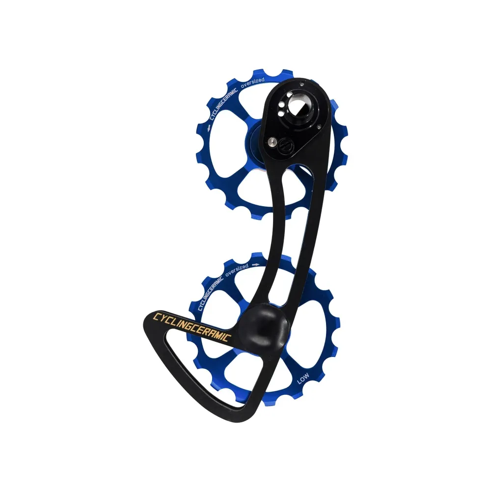 Klatka tylnej przerzutki 10/11V CYCLINGCERAMIC 16/16 Shimano Blue