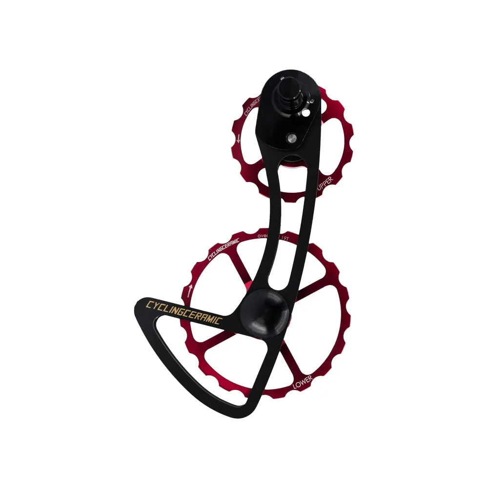 Przerzutka tylna CYCLINGCERAMIC 11 Speed Cage 14/19 Shimano R9100 / R8000 Red