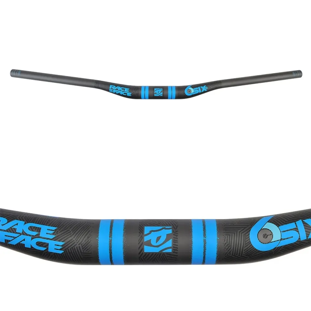 Kierownica RACE FACE SIXC Carbon Rise 20mm 820mm Blue