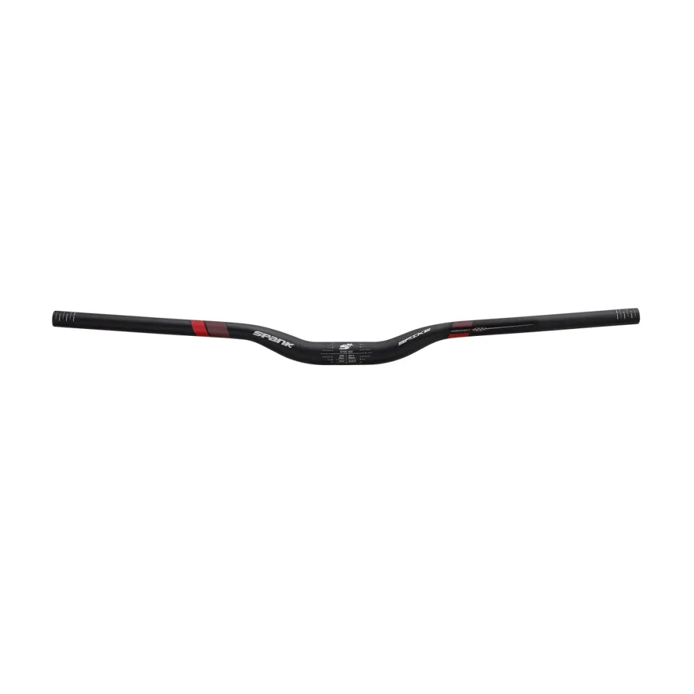 Kierownica SPANK SPIKE 800 VIBROCORE Rise 30mm 31.8/800mm czarny/czerwony