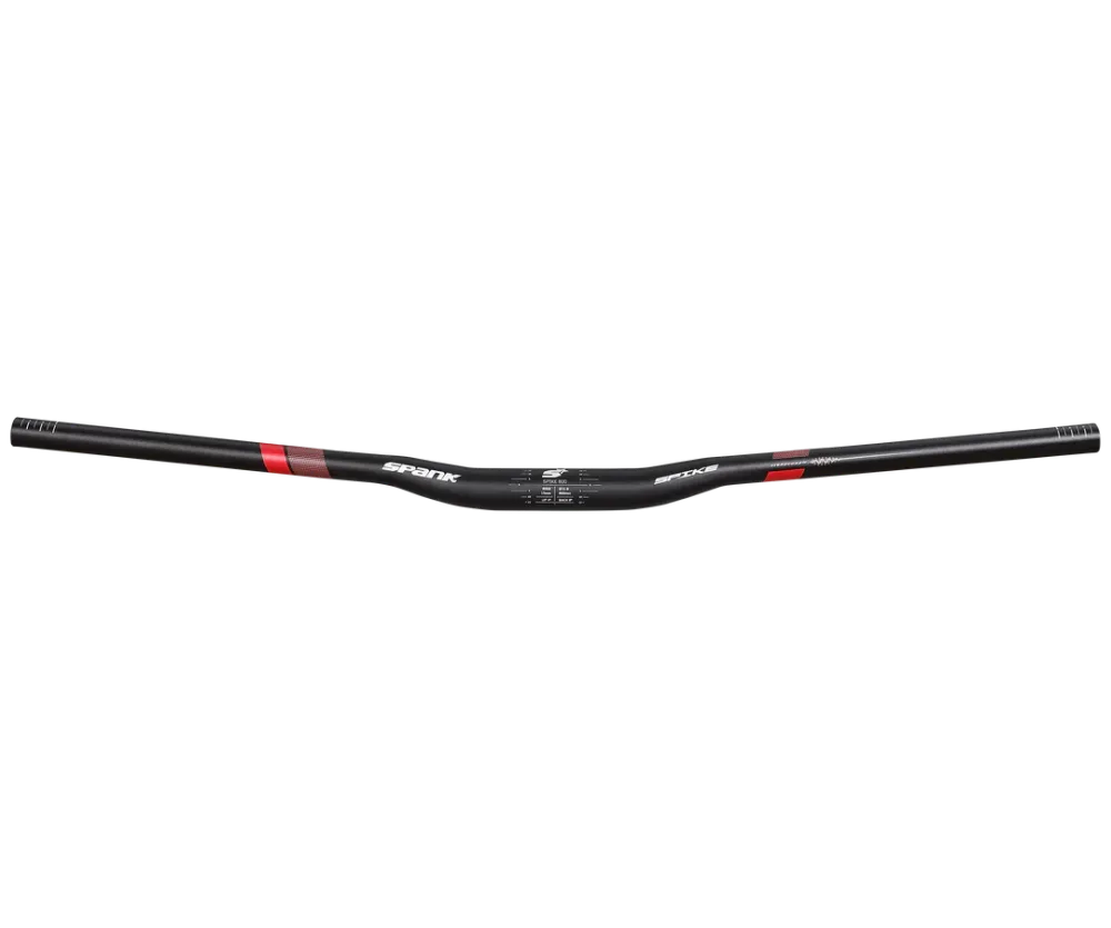 Kierownica SPANK SPIKE 800 VIBROCORE Rise 15mm 31.8/800mm czarny/czerwony