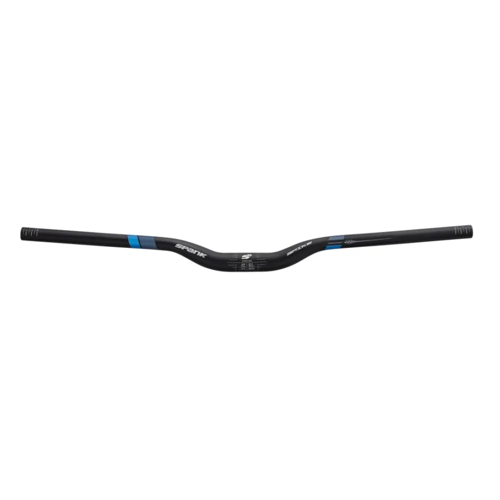 Kierownica SPANK SPIKE 800 VIBROCORE Rise 30mm 31.8/800mm czarny/niebieski
