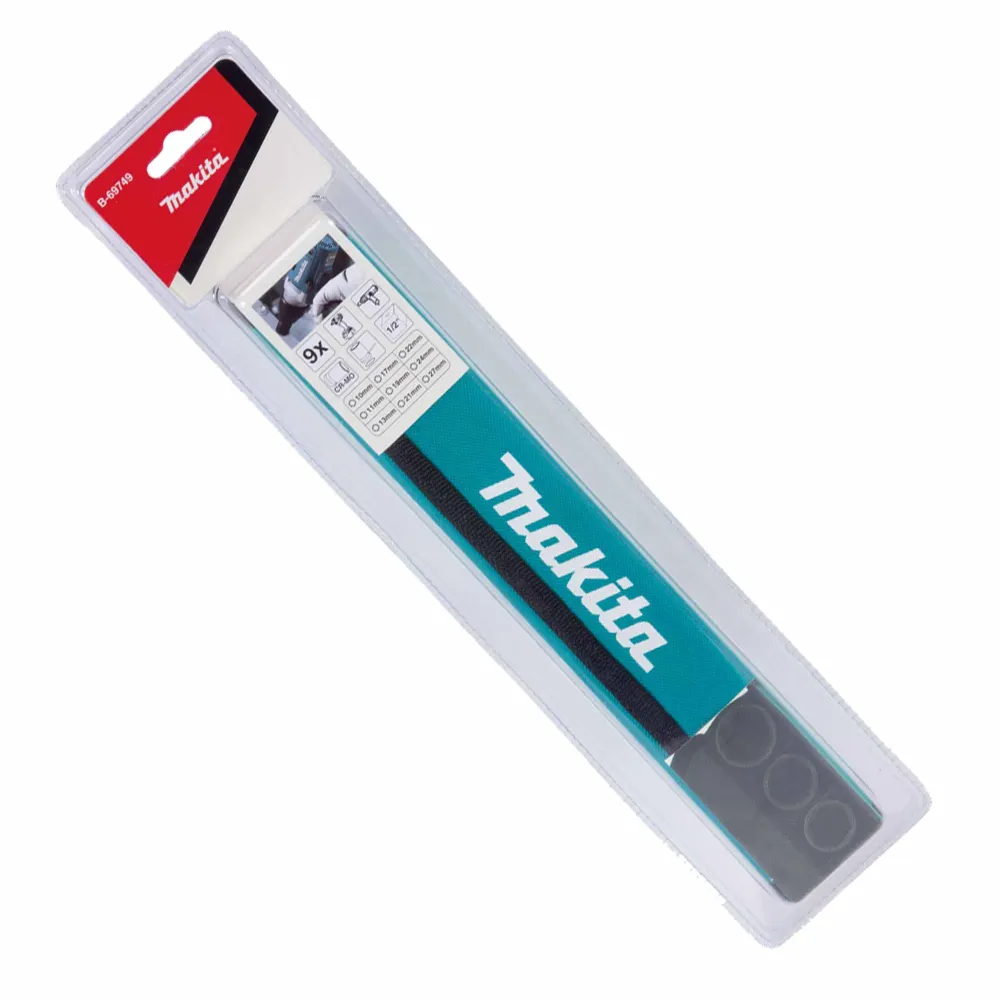 Zestaw kluczy nasadowych Makita B-69749 9 szt.