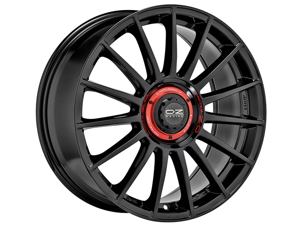 OZ Superturismo Evoluzione Gloss Black 5x112 19″ Zestaw Felg