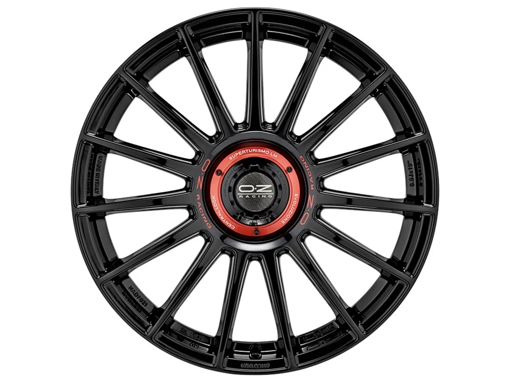 OZ Superturismo Evoluzione Gloss Black 5x112 19″ Zestaw Felg