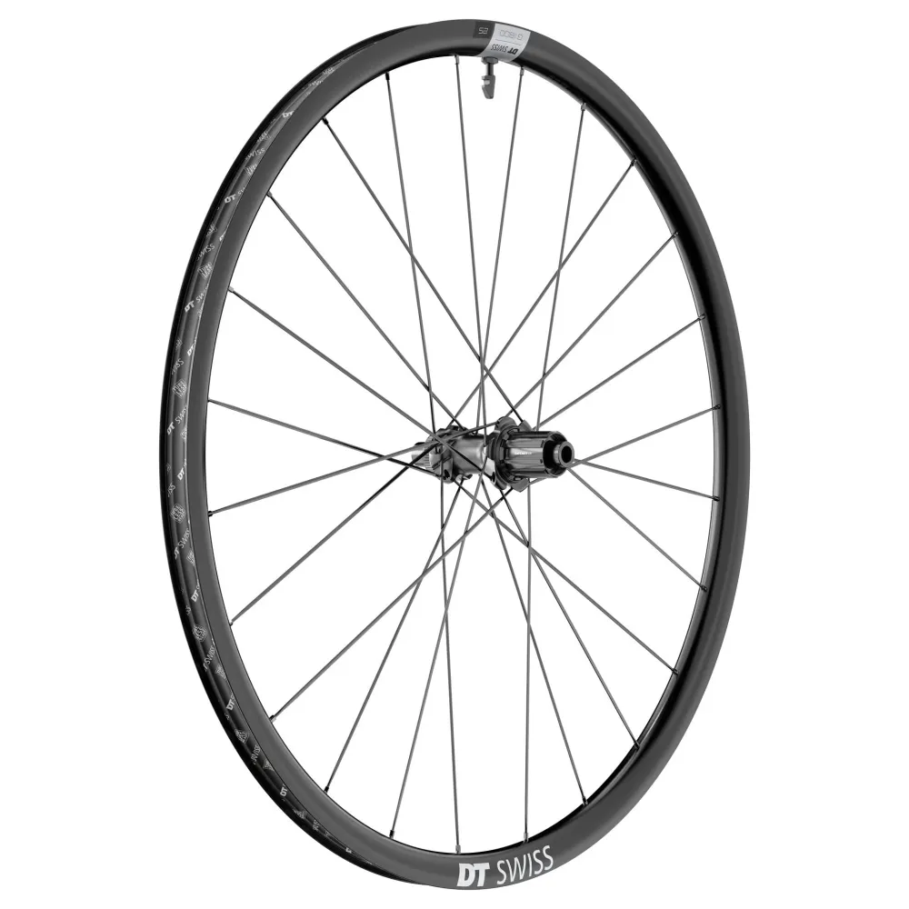 Para kół DT SWISS G 1800 SPLINE 25 przystosowanych do jazdy bezdętkowej (centralna blokada) Dynamo