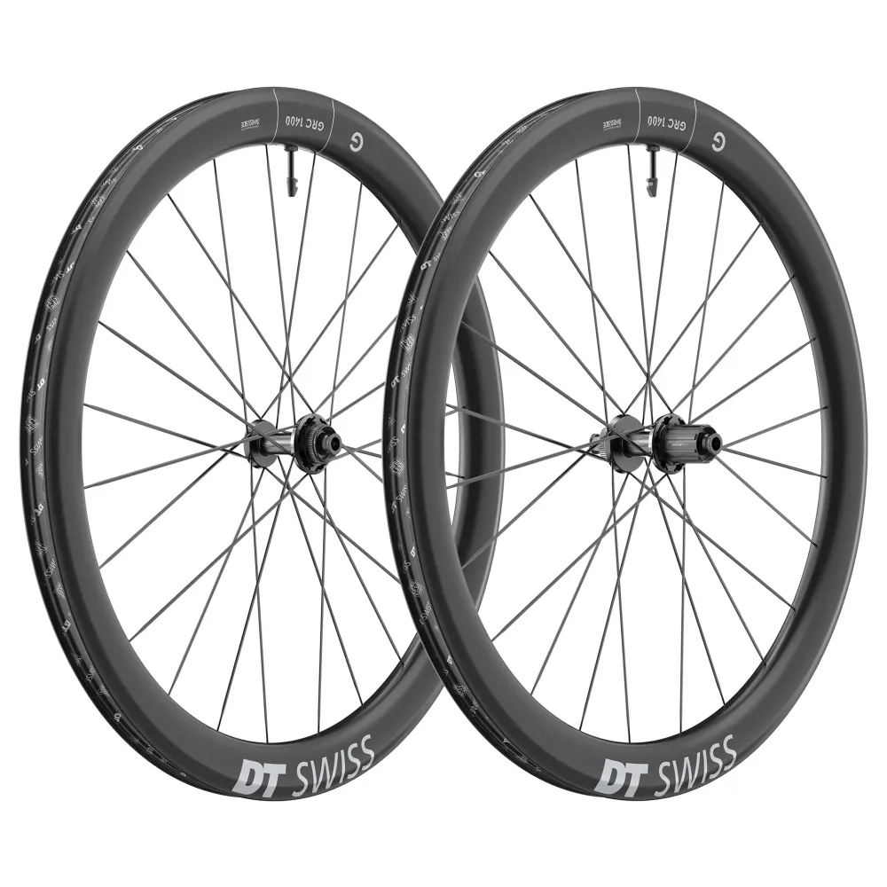 Para kół DT SWISS GRC 1400 DICUT 50 DISC przystosowanych do jazdy bezdętkowej (Centerlock)