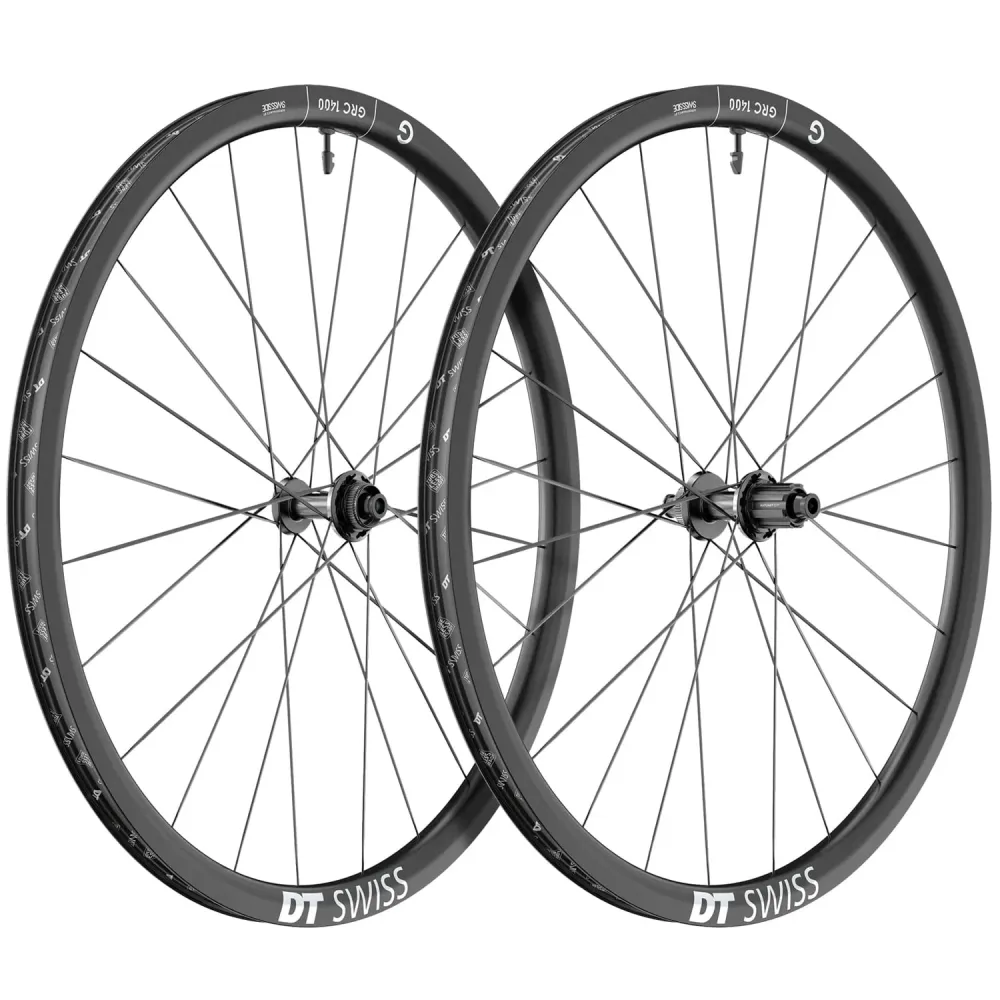 Para kół DT SWISS GRC 1400 DICUT 30 DISC przystosowanych do jazdy bezdętkowej (Centerlock)
