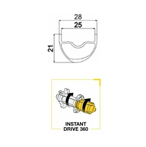 Przednie koło MAVIC ALLROAD 1 DISC Tubeless Ready (centralna blokada)
