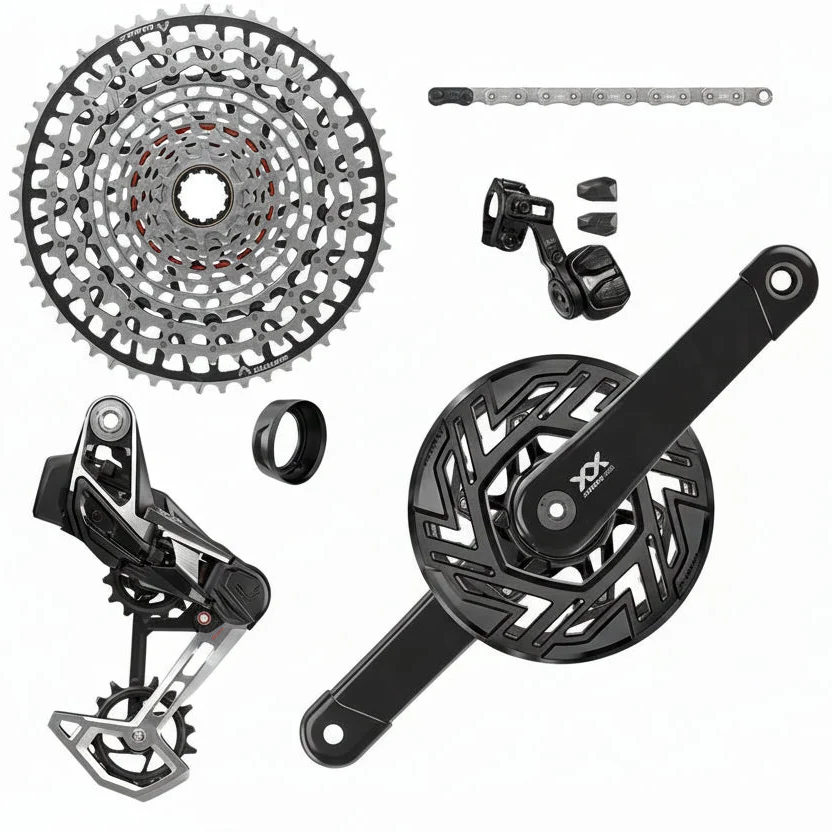 SRAM XX EAGLE E-MTB BROSE ISIS AXS T-TYPE 36 zębów CLIP-ON 10/52 USB-C Pakiet