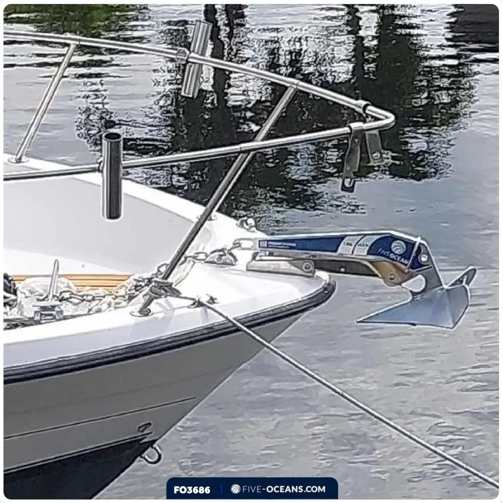 Pięć oceanów 22 funty Delta Style Wing Calwanizowana kotwica łodzi