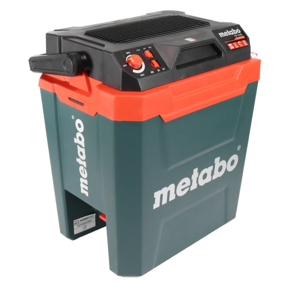 Chłodziarka akumulatorowa Metabo KB 18 BL 18 V z funkcją utrzymywania ciepł 28 l bezszczotkowa + 1x akumulator 5,5 Ah + ła...