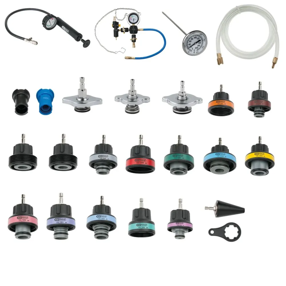 KS TOOLS MASTER Zestaw diagnostyczny układu chłodzenia, 25-częściowy ( 150.1930 )