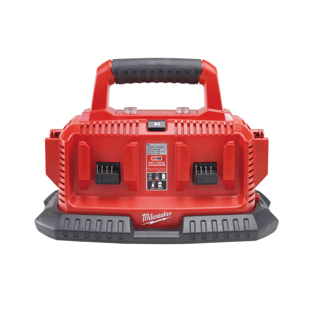 Ładowarka na 6 akumulatorów Milwaukee M1418C6 | 4932430086