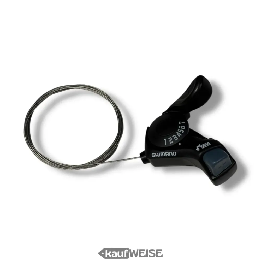 Manetka kciukowa SHIMANO Tourney SL-TX30-7R (7-biegowa prawa) | ze wskaźnikiem przełożenia | w zestawie linka 2050 mm