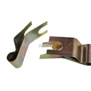 Coppia staffe fissaggio cavo freno mano Fiat 500 126 e Giardiniera d'epoca