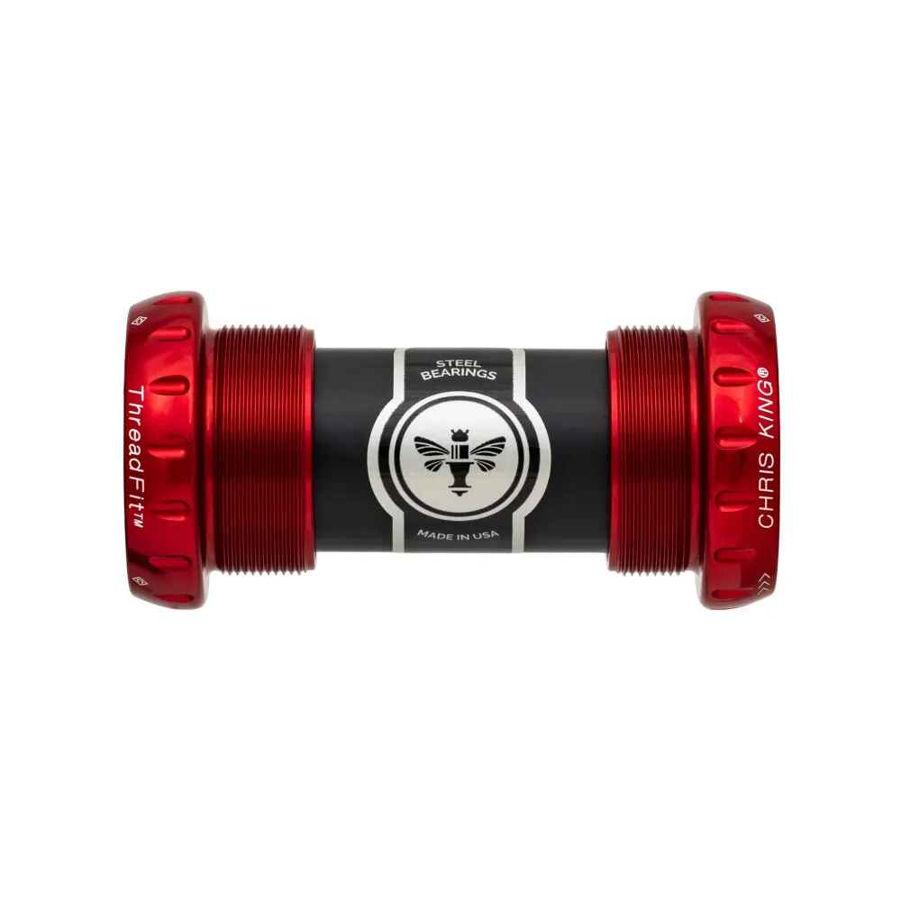 Mechanizm korbowy CHRIS KING ThreadFit 24 68/73mm Red