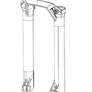 Widelec ROCKSHOX BOXXER D1 (2024+) 29" czerwony