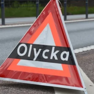 Składany znak namiotowy - X6 Wypadek