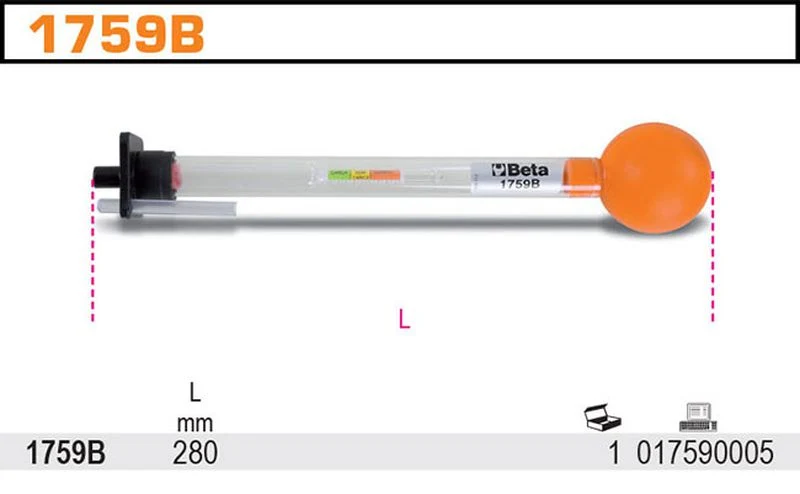 Areometr do elektrolitów tester elektrolitu akumulatora | 1759B